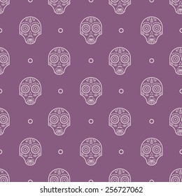Mexican masks pattern