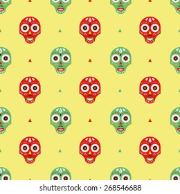 Mexican masks pattern