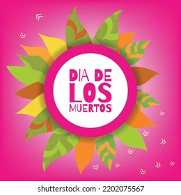 Mexican national holiday Day of the dead (Dia de los muertos). Design suitable for greeting card poster and banner