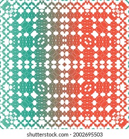 Mexican ornamental talavera ceramic. Original design. Vector seamless pattern illustration. Red vintage backdrop for wallpaper, web background, towels, print, surface texture, pillows.