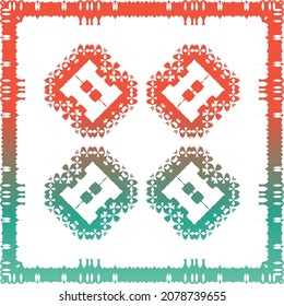 Mexican ornamental talavera ceramic. Original design. Vector seamless pattern illustration. Red vintage backdrop for wallpaper, web background, towels, print, surface texture, pillows.