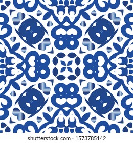 Mexican ornamental talavera ceramic. Vector seamless pattern collage. Hand drawn design. Red vintage backdrop for wallpaper, web background, towels, print, surface texture, pillows.
