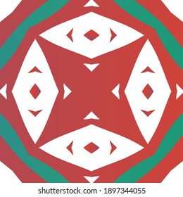 Cerámica de talavera ornamental mexicana. Plantilla de patrón sin problemas del vector. Diseño original. Fondo rojo vintage para papel pintado, fondo web, toallas, impresión, textura superficial, almohadas.