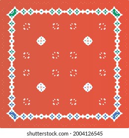 Cerámica de talavera ornamental mexicana. Patrón de vectores sin fisuras arabesco. Diseño universal. Fondo rojo vintage para papel pintado, fondo web, toallas, impresión, textura superficial, almohadas.