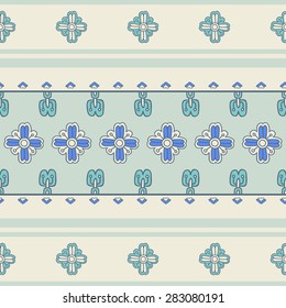mexican ornaments. seamless pattern