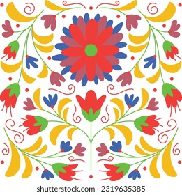 mexikanische Otomi Stickereikunst