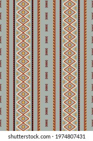 Mexican pattern background. Navajo tribal vector seamless pattern. Ethnic Aztec, South West design. For card, flyer, banner, cover, textile, fabric, wallpaper.