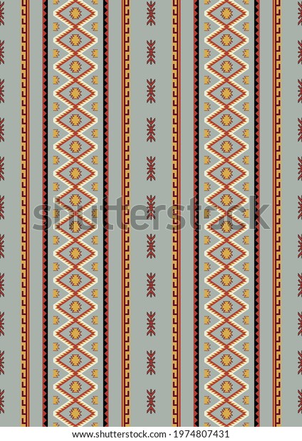 Mexican pattern background. Navajo\
tribal vector seamless pattern. Ethnic Aztec, South West design.\
For card, flyer, banner, cover, textile, fabric,\
wallpaper.