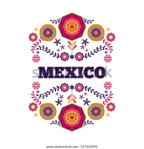 Mexican pattern,
beautiful ethnic
ornamert