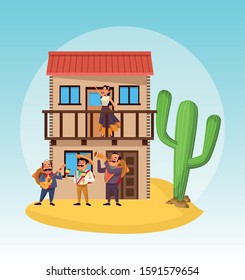Mexican people design, Mexico culture tourism landmark latin and party theme Vector illustration