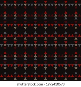 Mexican plaid. Navajo. Seamless pattern. Design with manual hatching. Textile. Ethnic boho ornament. Vector illustration for web design or print.
