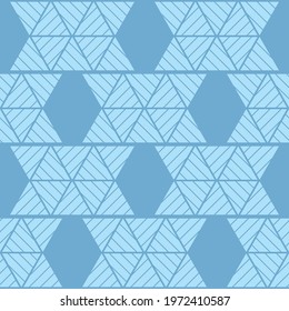 Mexican plaid. Navajo. Seamless pattern. Design with manual hatching. Textile. Ethnic boho ornament. Vector illustration for web design or print.