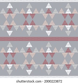 yegua mexicana. Navajo. Patrón sin foco. Diseño con eclosión manual. Textil. Ornamento étnico de boho. Ilustración vectorial para diseño web o impresión.