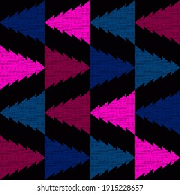 yegua mexicana. Patrón sin foco. Diseño con eclosión manual. Textil. Ornamento étnico de boho. Ilustración vectorial para diseño web o impresión.