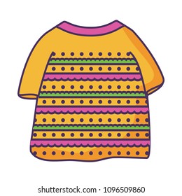 Mexican poncho icon 