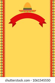 Mexican poster background