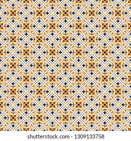 Mexican pottery Talavera. Portuguese tile azulejo. Damask floral background. Turkish ornament, Moroccan mosaic. Spanish porcelain. Ceramic dishes, folk print. Mediterranean wallpaper. Art Deco. 
