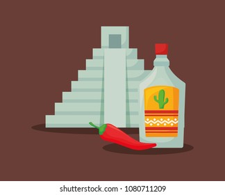 Mexican pyramid design