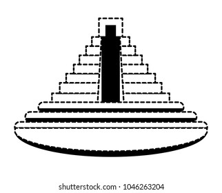 Mexican pyramids design