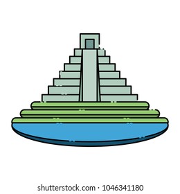Mexican pyramids design