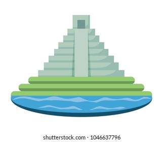 Mexican pyramids design