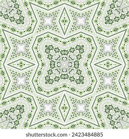 Mexican repeating pattern vector design. Damask geometric texture. Scarf print in ethnic style. Patchwork motifs in arabian style.