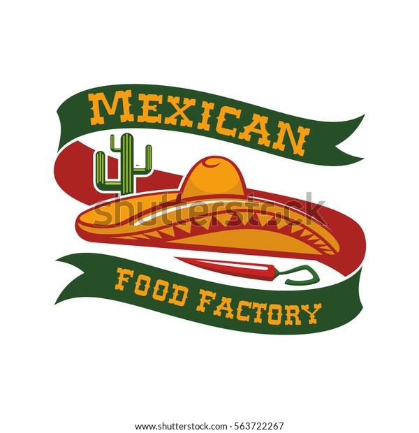 Mexican Restaurant Emblem Mexico Food Bar Stock Vector (Royalty Free ...