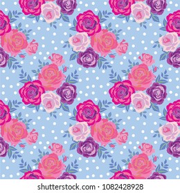 mexican rose pattern floral pattern with, great details and amazing botanical illustration. Seamless design