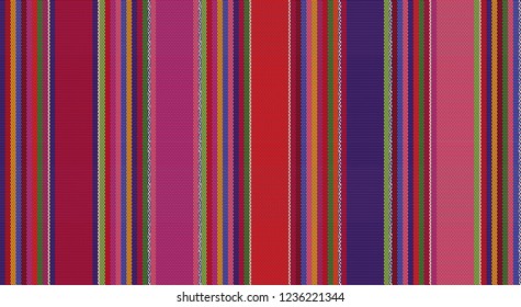 mexican rug pattern. serape stripes vector. detail background with mexican colors.