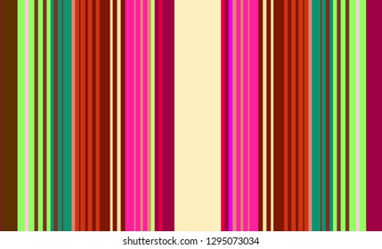 Mexican Sarape Pattern, Multicolor Pattern, Striped Background