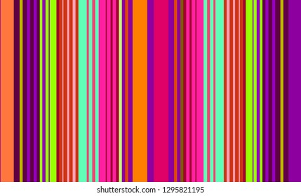 Mexican Sarape, Striped Multicolor Background