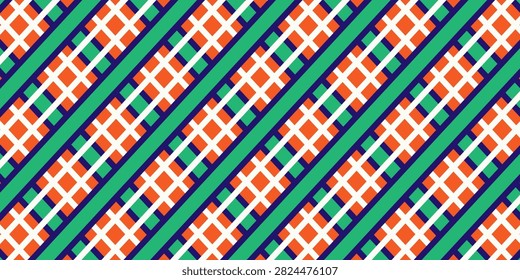 Mexican Sarape, Striped Multicolor Background