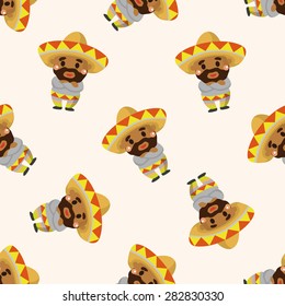Mexican ,seamless pattern
