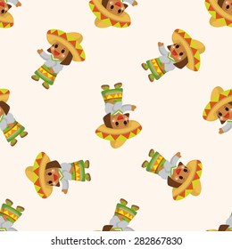 Mexican ,seamless pattern