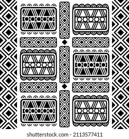 mexikanisches nahtloses Muster. Aztec, geometrischer Ausdruck von Navajo. Ethnische Tapete, Stoff, Deckel, Textil, Teppich, Decke.