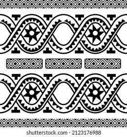 Patrón mexicano sin costuras. Impresión geométrica azteca, navajo. Papel pintado de diseño étnico, tela, cubierta, textil, alfombra, manta.
