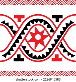 Patrón mexicano sin costuras. Impresión geométrica azteca, navajo. Papel pintado de diseño étnico, tela, cubierta, textil, alfombra, manta.