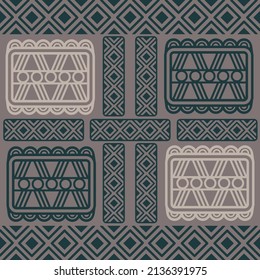 Mexican seamless pattern. Aztec, Navajo geometric print. Ethnic design wallpaper, fabric, cover, textile, rug, blanket.