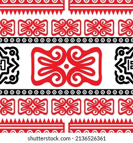 mexikanisches nahtloses Muster. Aztec, geometrischer Ausdruck von Navajo. Ethnische Tapete, Stoff, Deckel, Textil, Teppich, Decke.