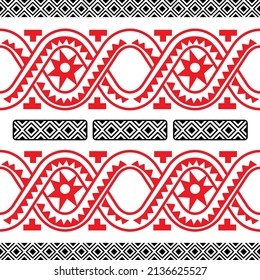 mexikanisches nahtloses Muster. Aztec, geometrischer Ausdruck von Navajo. Ethnische Tapete, Stoff, Deckel, Textil, Teppich, Decke.