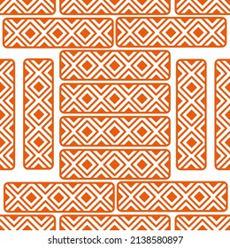 Patrón mexicano sin costuras. Impresión geométrica azteca, navajo. Papel pintado de diseño étnico, tela, cubierta, textil, alfombra, manta.
