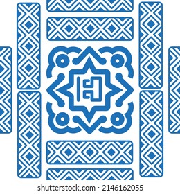 Mexican seamless pattern. Aztec, Navajo geometric print. Ethnic design wallpaper, fabric, cover, textile, rug, blanket.
