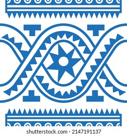mexikanisches nahtloses Muster. Aztec, geometrischer Ausdruck von Navajo. Ethnische Tapete, Stoff, Deckel, Textil, Teppich, Decke.
