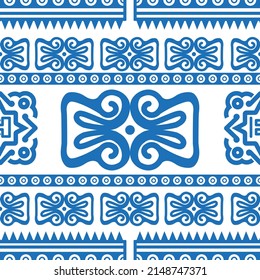 Mexican seamless pattern. Aztec, Navajo geometric print. Ethnic design wallpaper, fabric, cover, textile, rug, blanket.