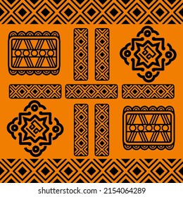 Mexican seamless pattern. Aztec, Navajo geometric print. Ethnic design wallpaper, fabric, cover, textile, rug, blanket.
