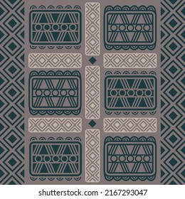 Patrón mexicano sin costuras. Impresión geométrica azteca, navajo. Papel pintado de diseño étnico, tela, cubierta, textil, alfombra, manta.
