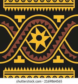 Mexican seamless pattern. Aztec, Navajo geometric print. Ethnic design wallpaper, fabric, cover, textile, rug, blanket.
