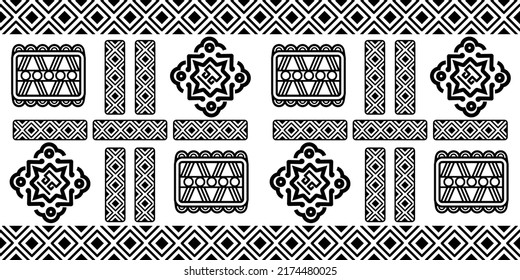 Mexican seamless pattern. Aztec, Navajo geometric print. Ethnic design wallpaper, fabric, cover, textile, rug, blanket.

