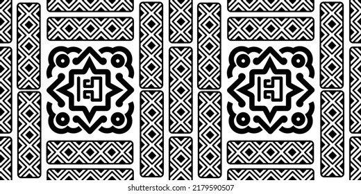Mexican seamless pattern. Aztec, Navajo geometric print. Ethnic design wallpaper, fabric, cover, textile, rug, blanket.