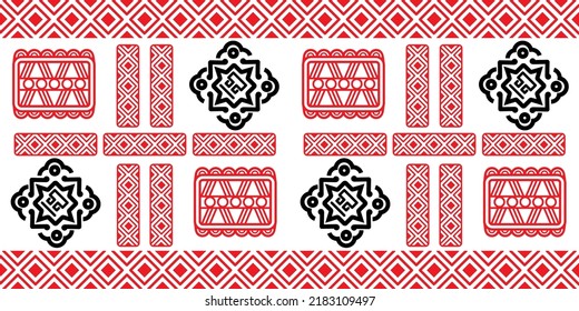 Mexican seamless pattern. Aztec, Navajo geometric print. Ethnic design wallpaper, fabric, cover, textile, rug, blanket.
